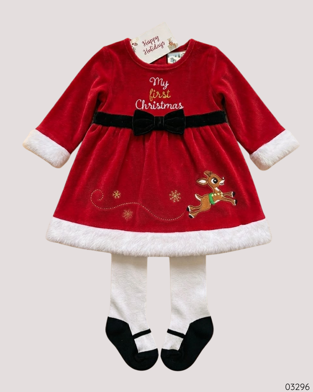 TRAJE SANTA RUDOLF NIÑA