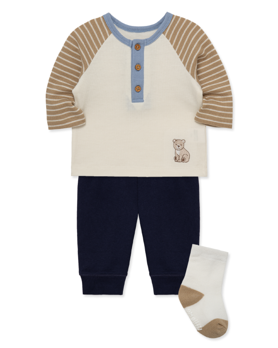 TRAJE 3 PZS OSO CALCETINES