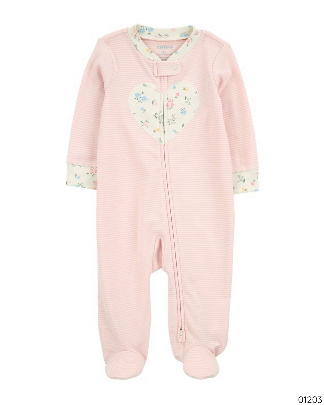 PIJAMAS ROSA SUAVE CORAZON CARTERS