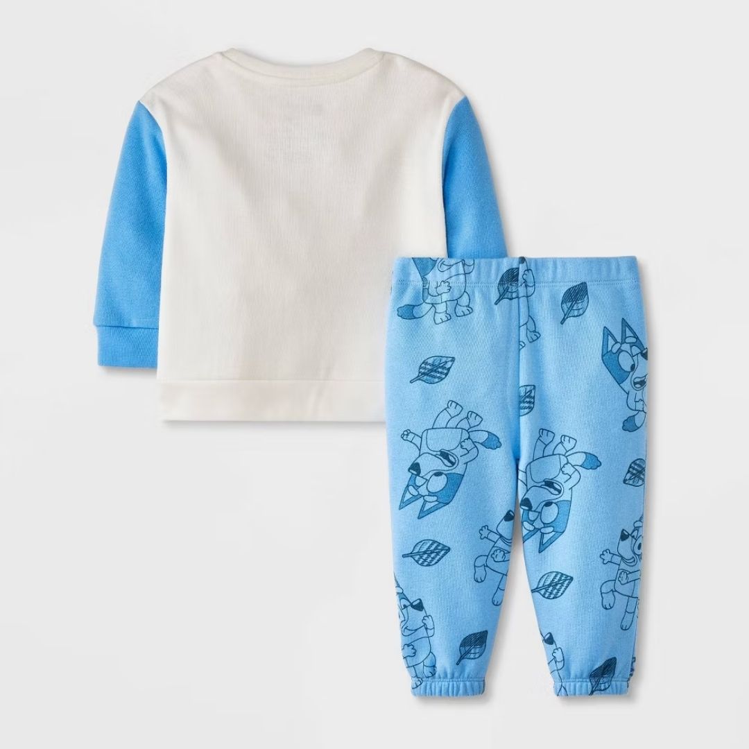 SUETER BLUEY AZUL BLANCO 2 PZS