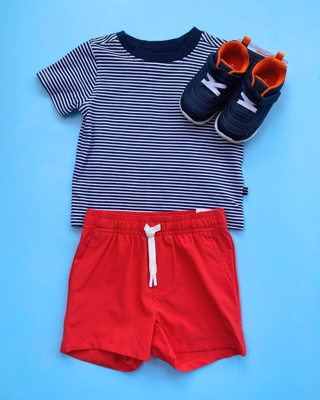 TRAJE 2 PZS NAUTICA SHORT ROJO