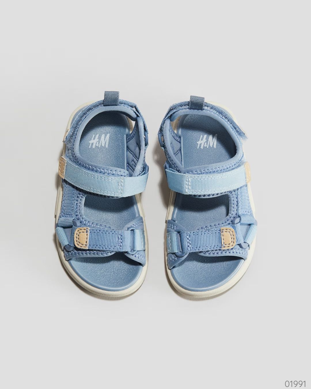 SANDALIAS H&M AZULES VELCRO