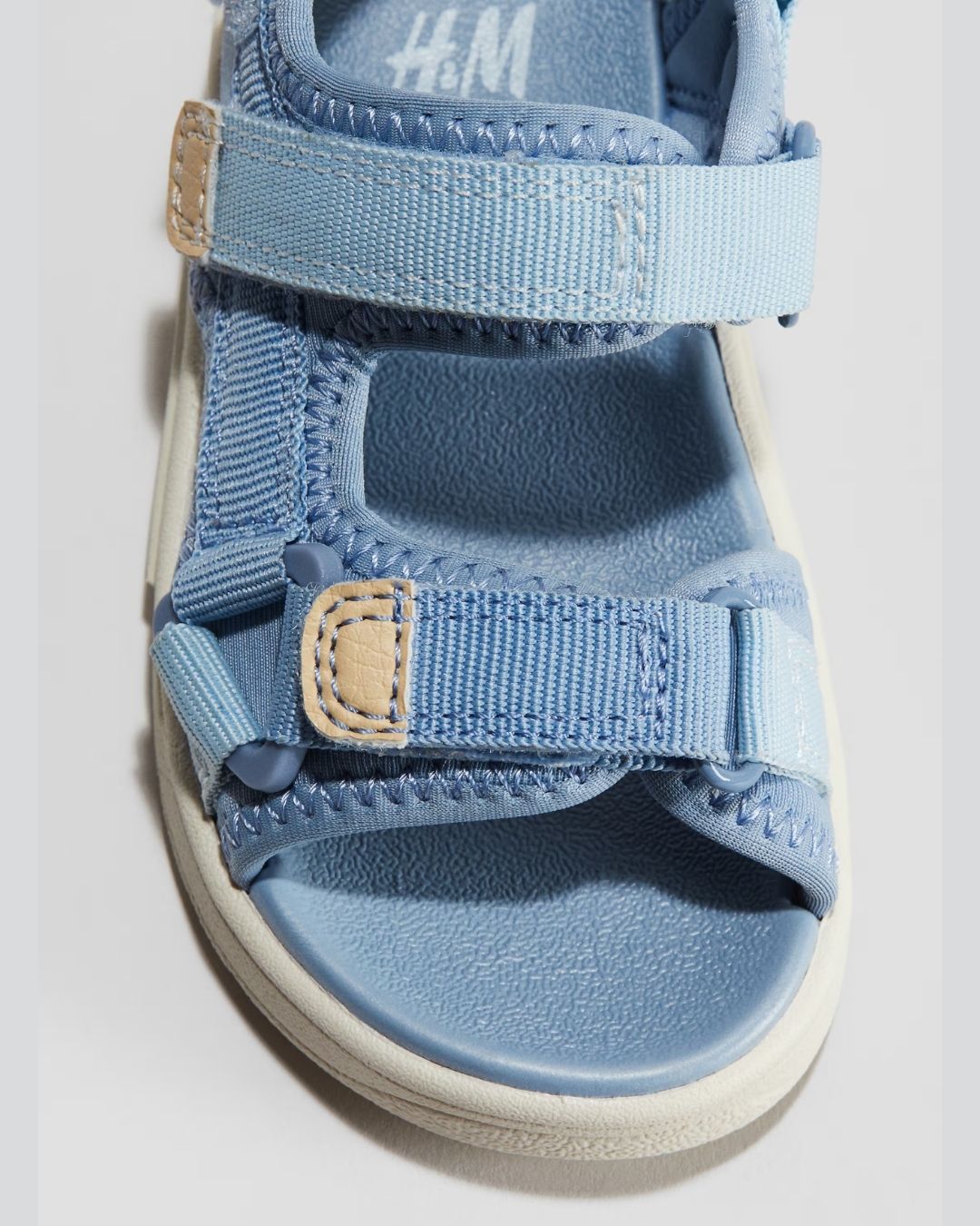 SANDALIAS H&M AZULES VELCRO