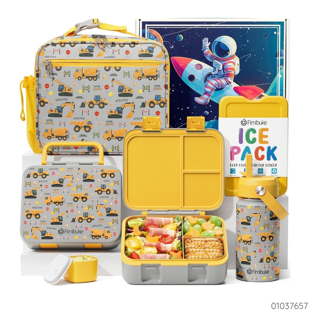 SET DE LONCHERA EXCAVADORA AMARILLO