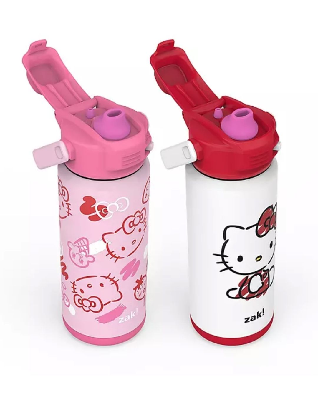 TERMO INSULADO HELLO KITTY BLANCO ROJO ZAK 20 OZ