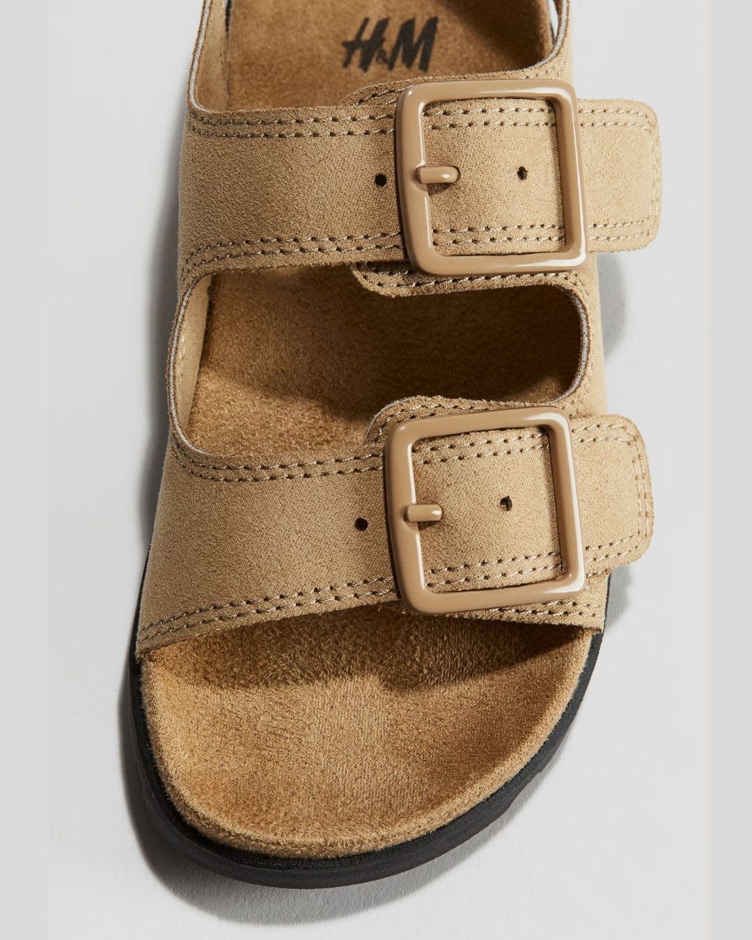 SANDALIAS H&M CAFÉ HEBILLAS