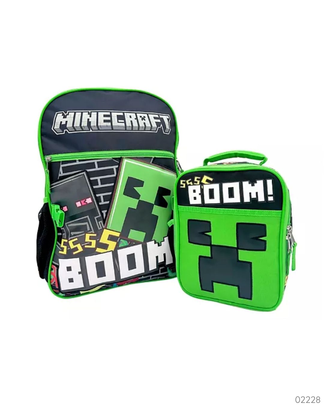 MOCHILA Y LONCHERA MINECRAFT BOOM