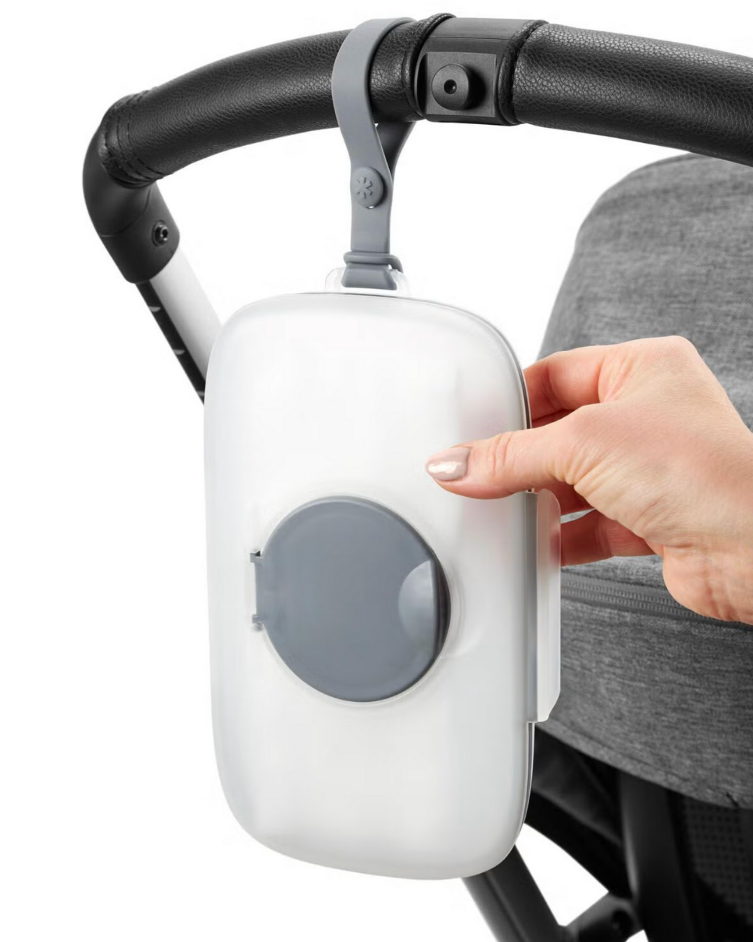 DISPENSADOR TOALLITAS HUMEDAS GRIS