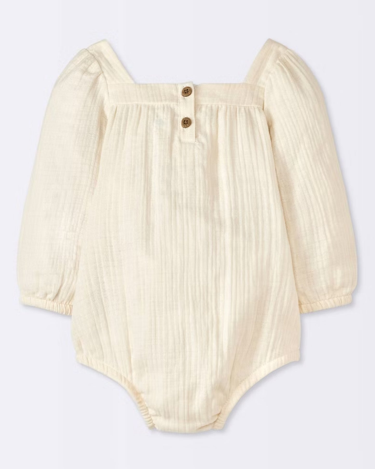 ROMPER MNGA LARGA CREMA CLOUD ISLAND