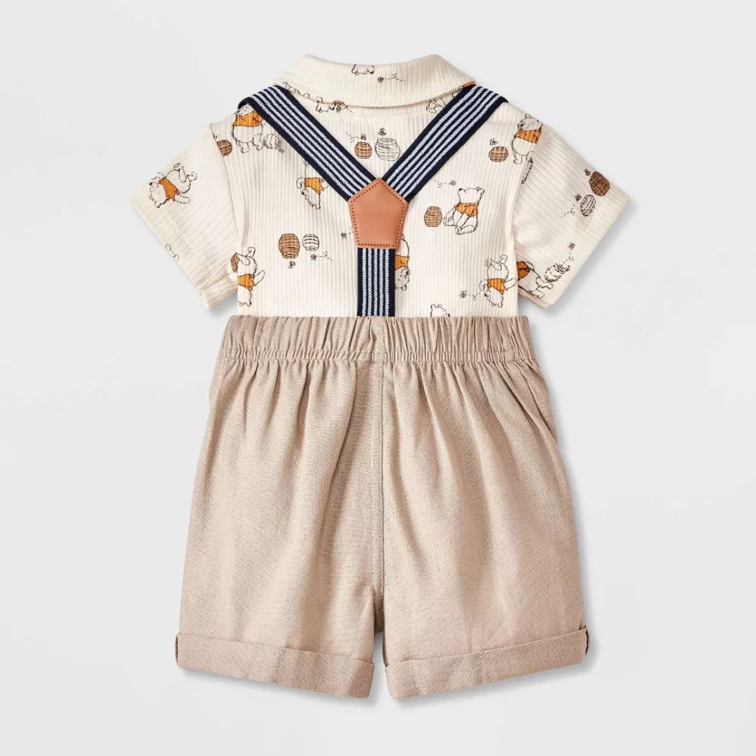 TRAJE WINNIE THE POOH TIRANTES SHORT