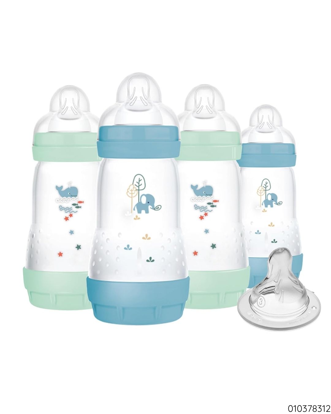 PEPES MAM NATURAL SET 4 PZS AZUL VERDE
