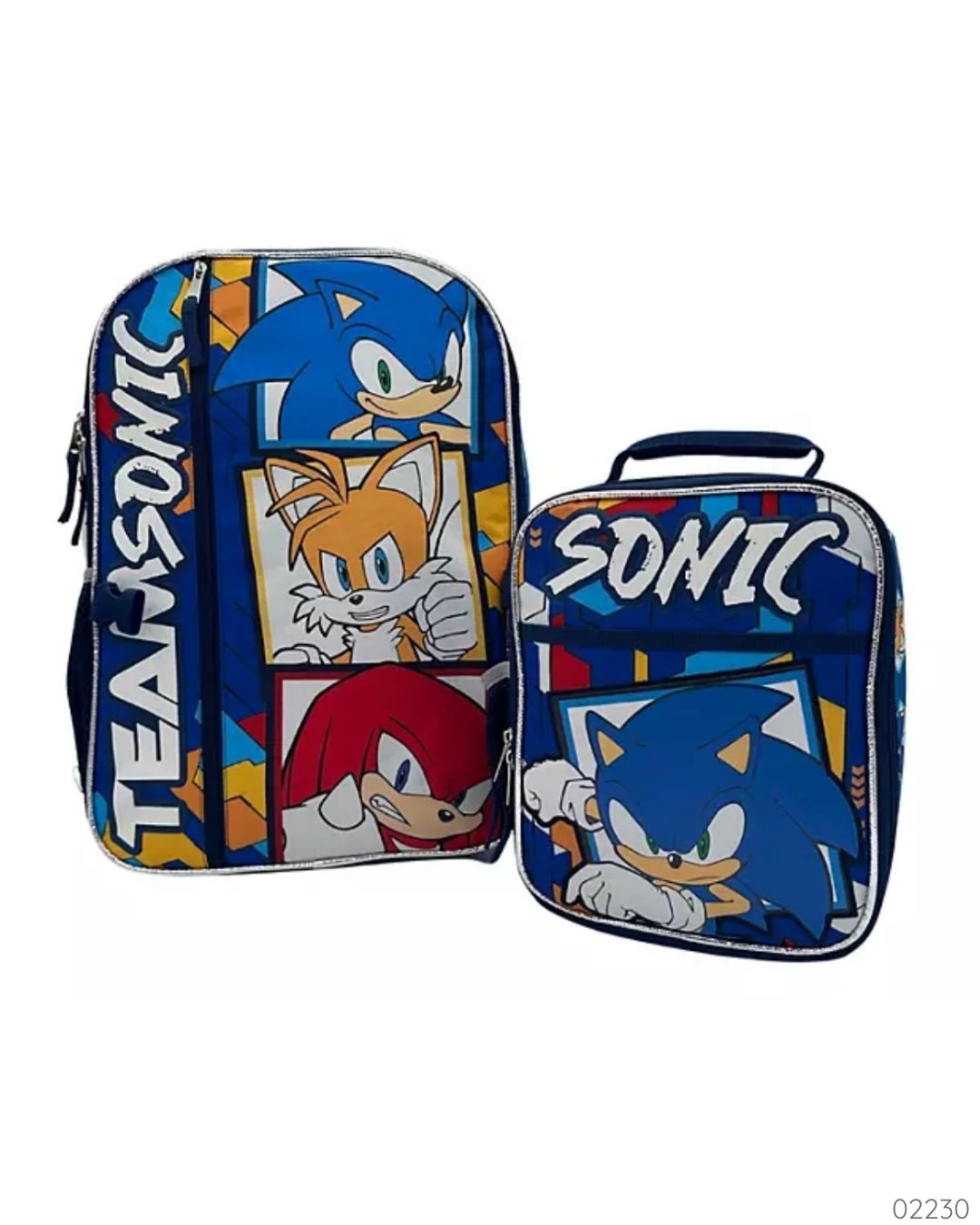 MOCHILA Y LONCHERA SONIC