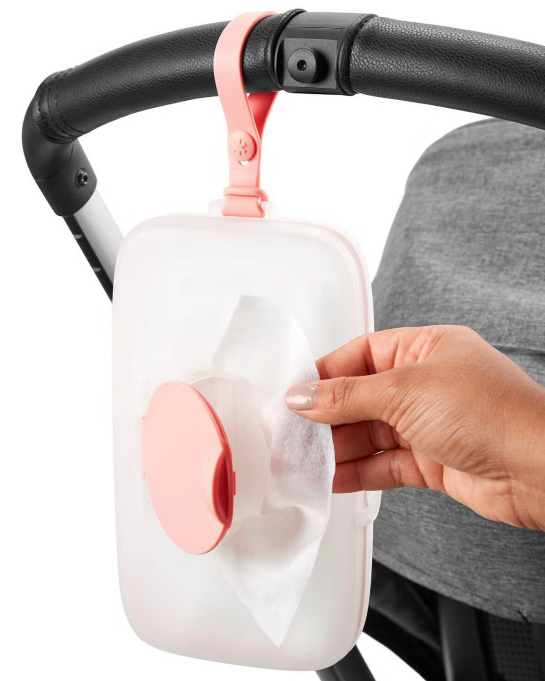 DISPENSADOR TOALLITAS HUMEDAS ROSA