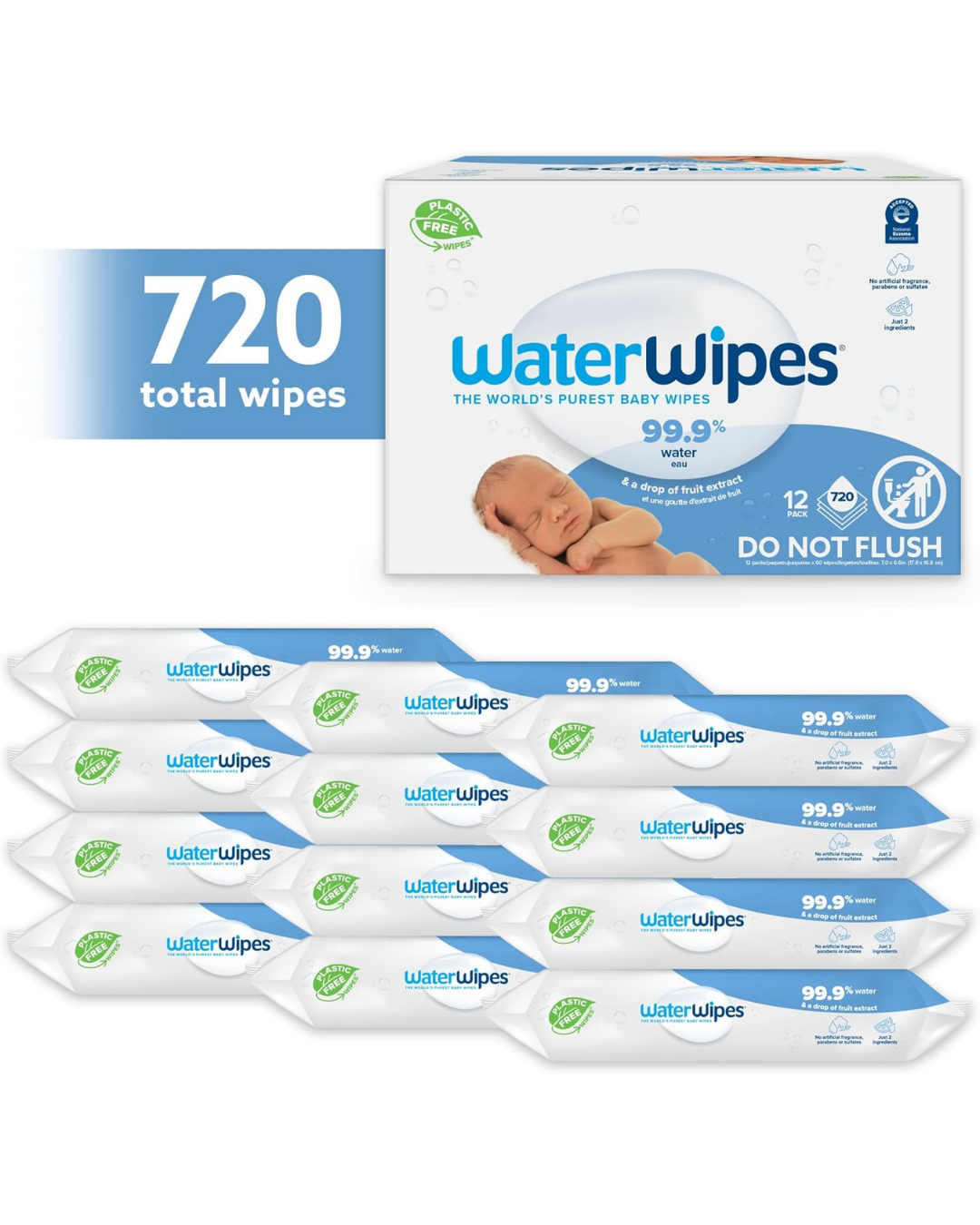 TOALLITAS HUMEDAS WATER WIPES