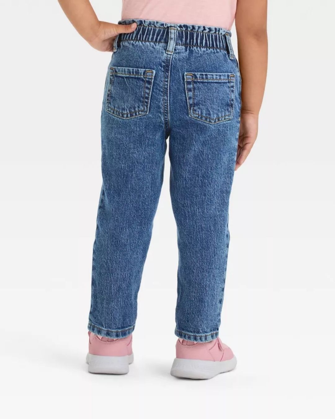 PANTALON AZUL PAPER BAG