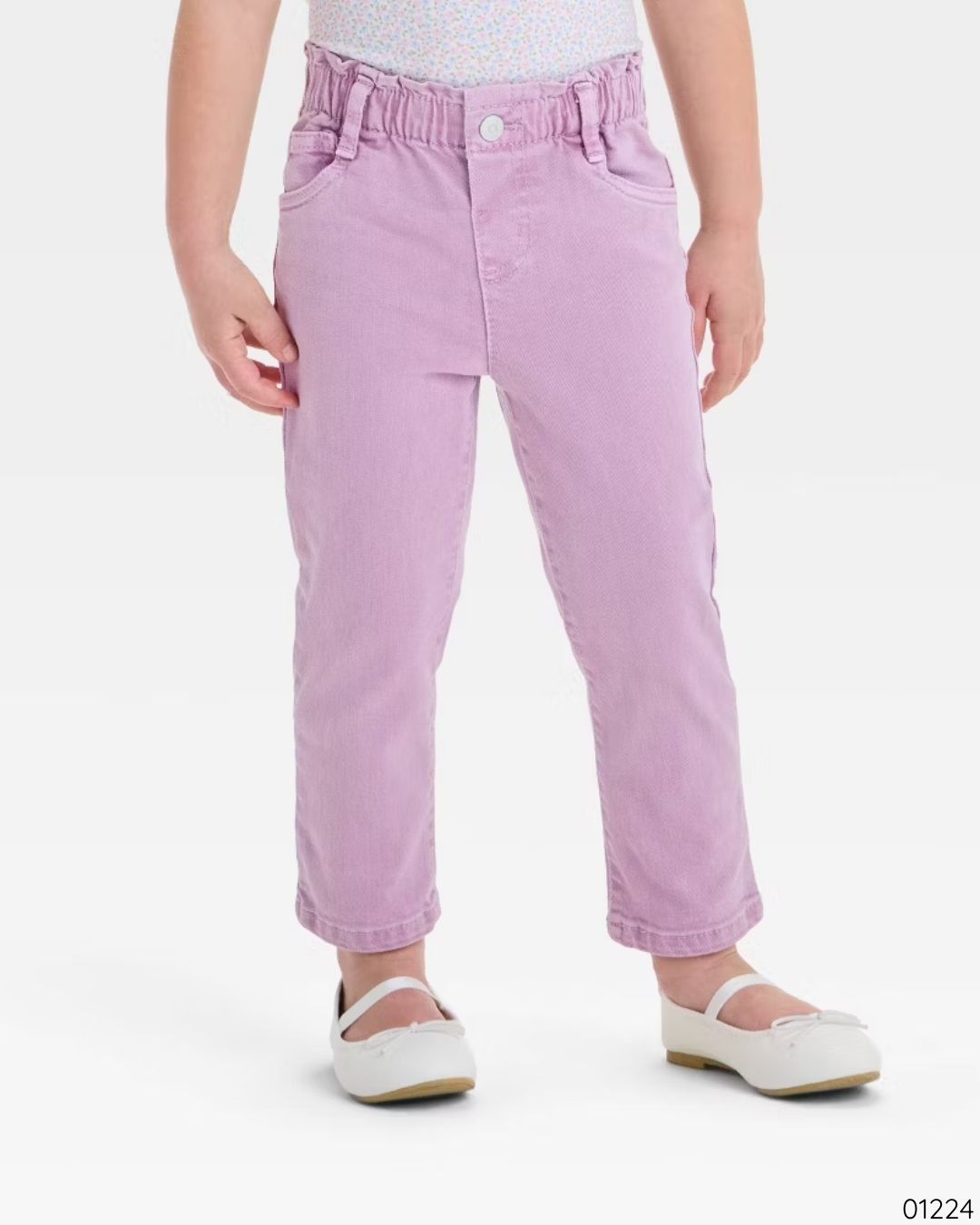 PANTALON MORADO PAPER BAG