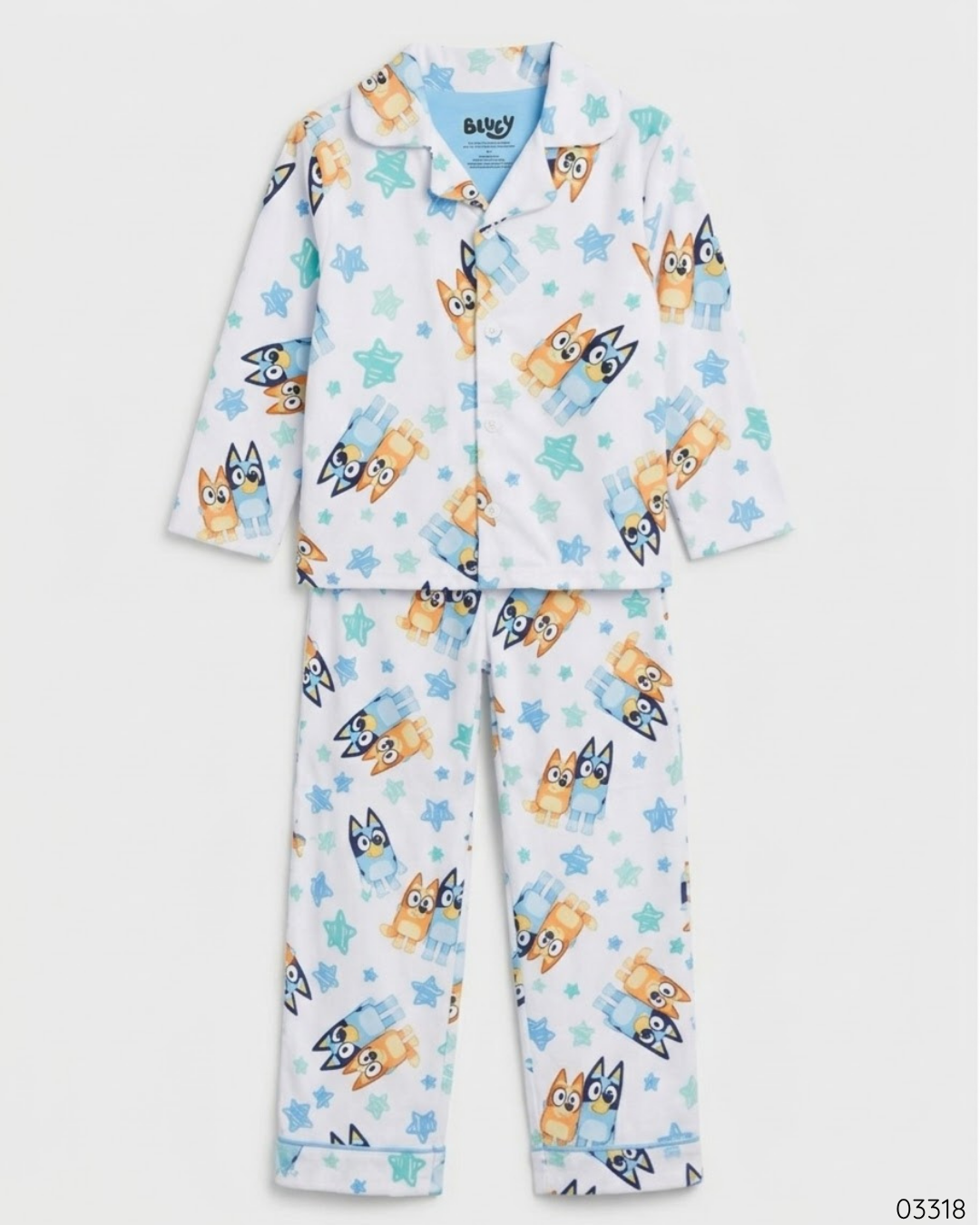PIJAMA BLUEY BLANCA