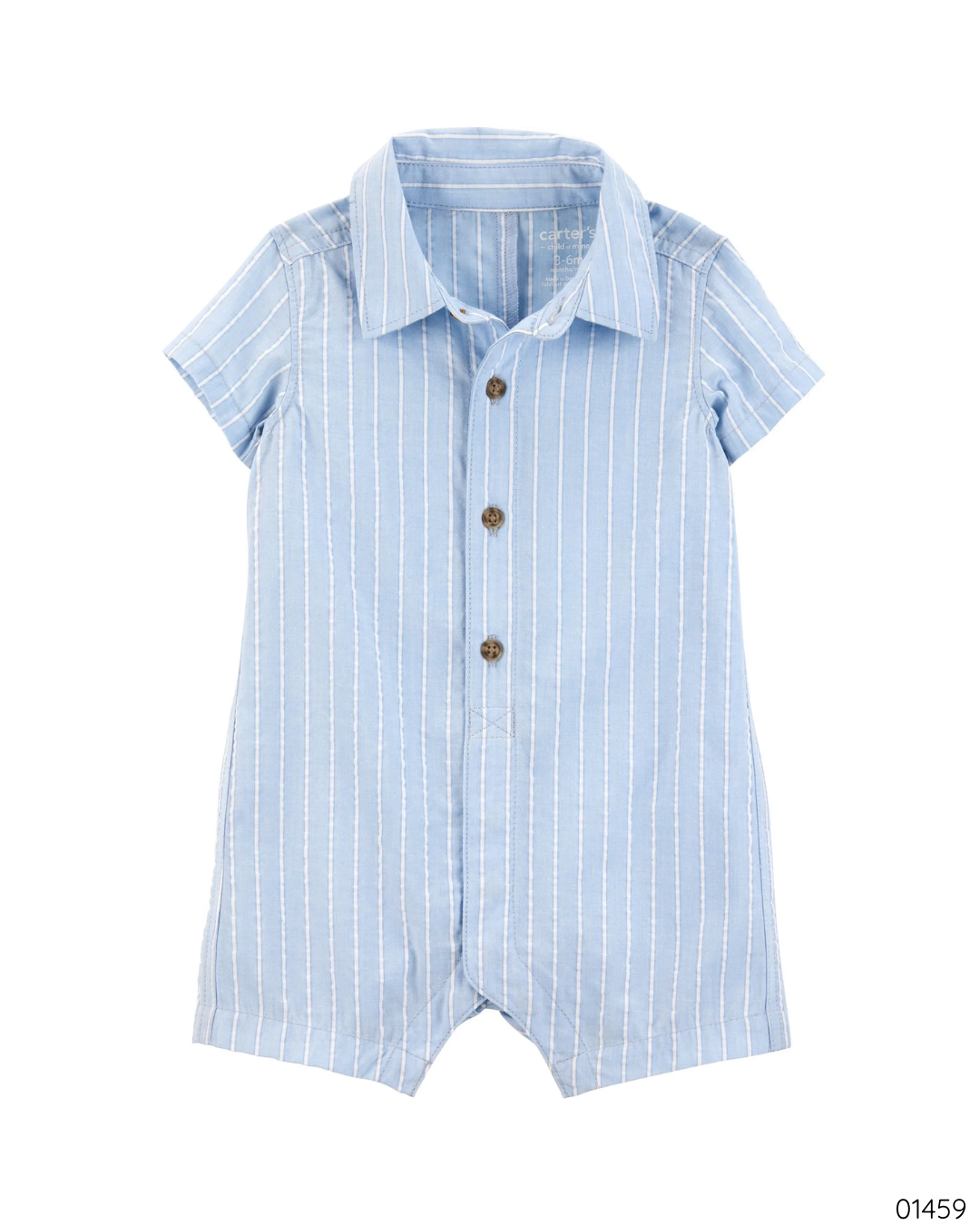 ROMPER AZUL RAYAS