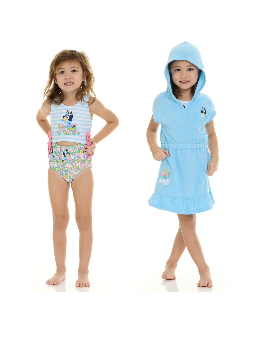 SET TRAJE BAÑO BLUEY ROSADO