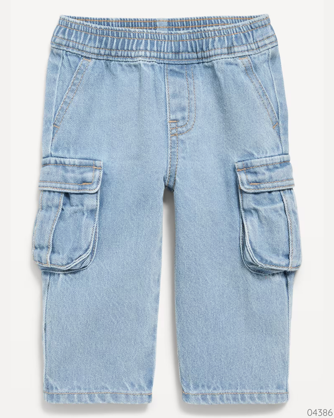 PANTALON BAGGY CARGO AZUL SUAVE OLD NAVY