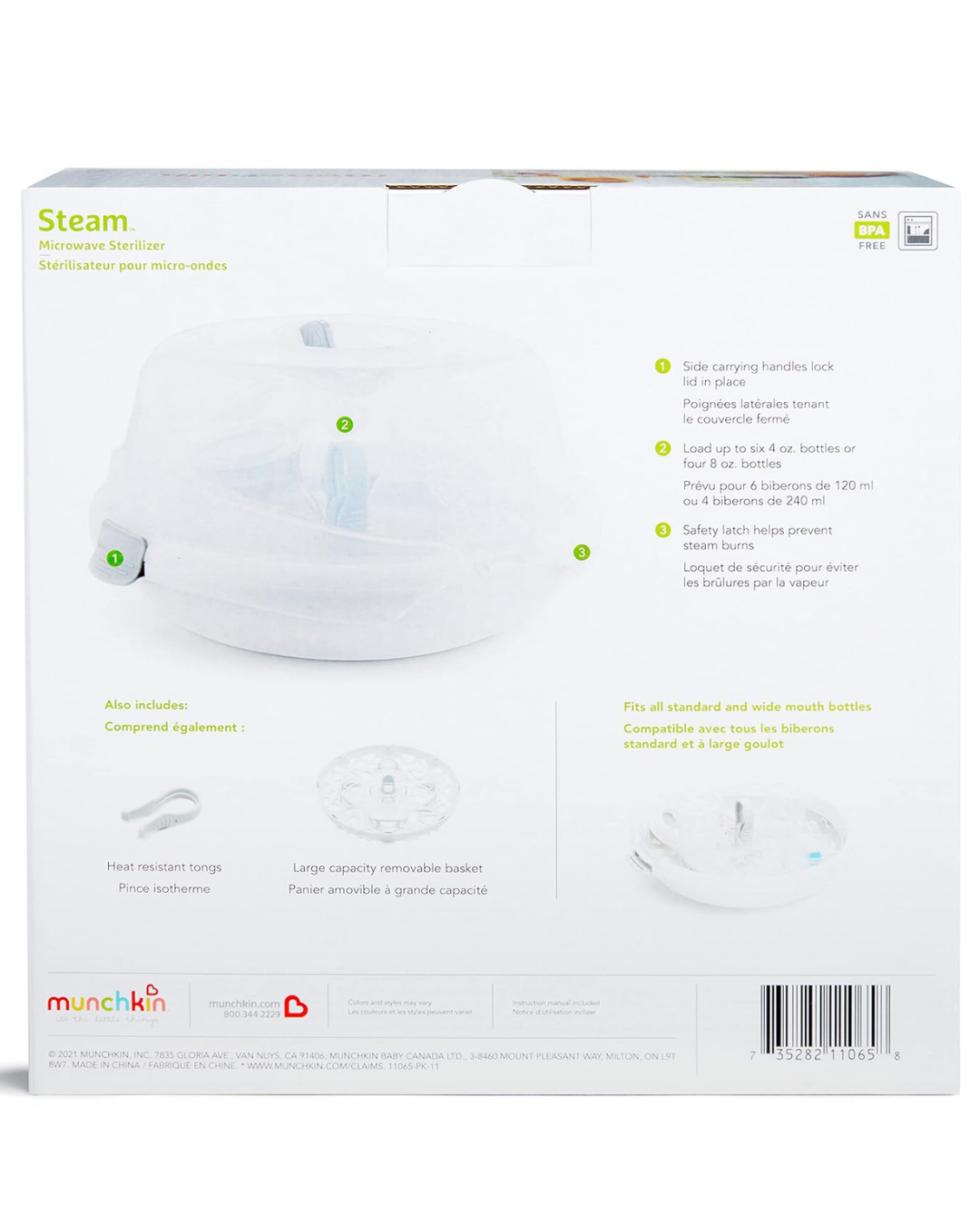 ESTERILIZADOR MICROONDAS MUNCHKIN
