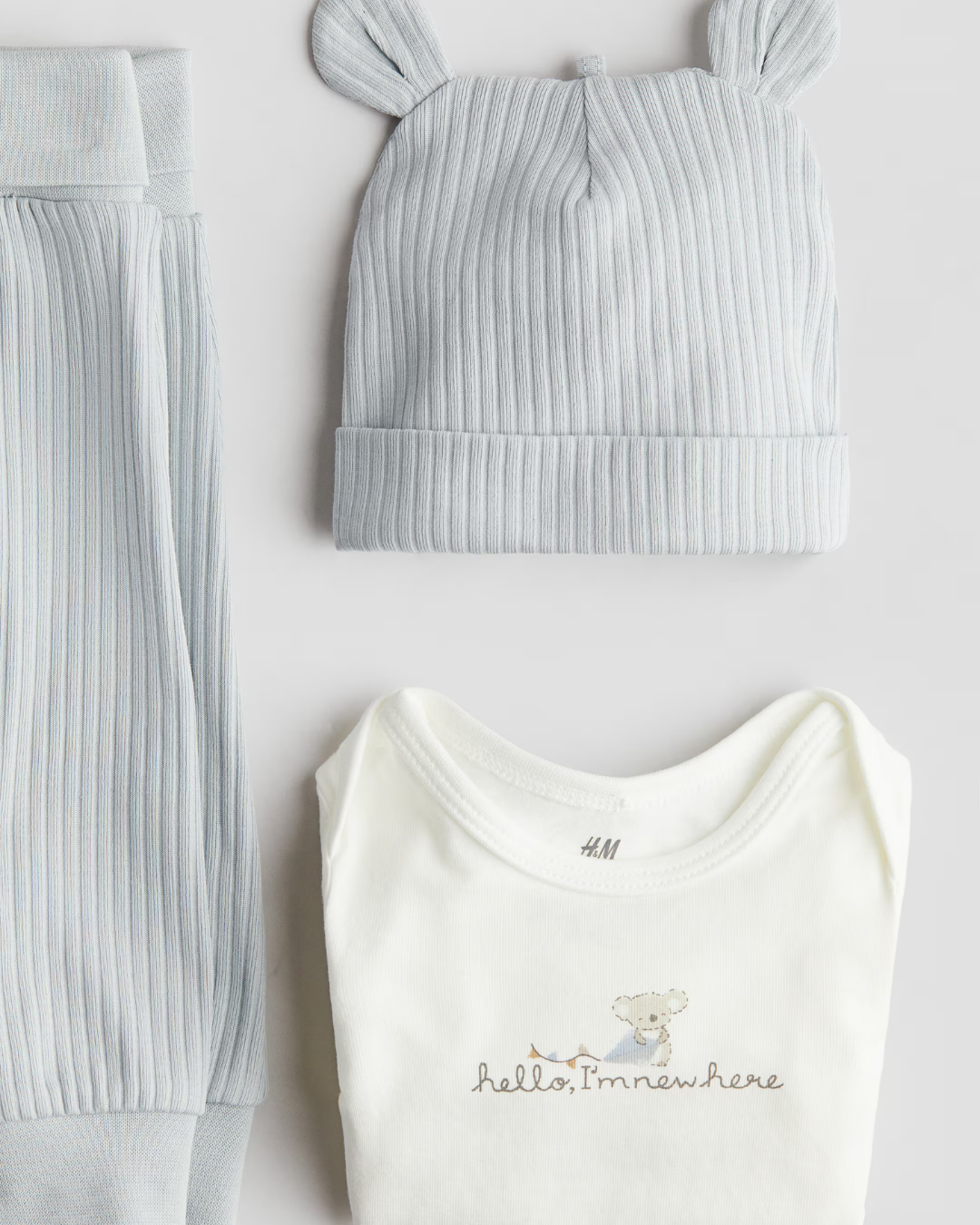 TRAJE 3 PZS H&M CON GORRO KOALA