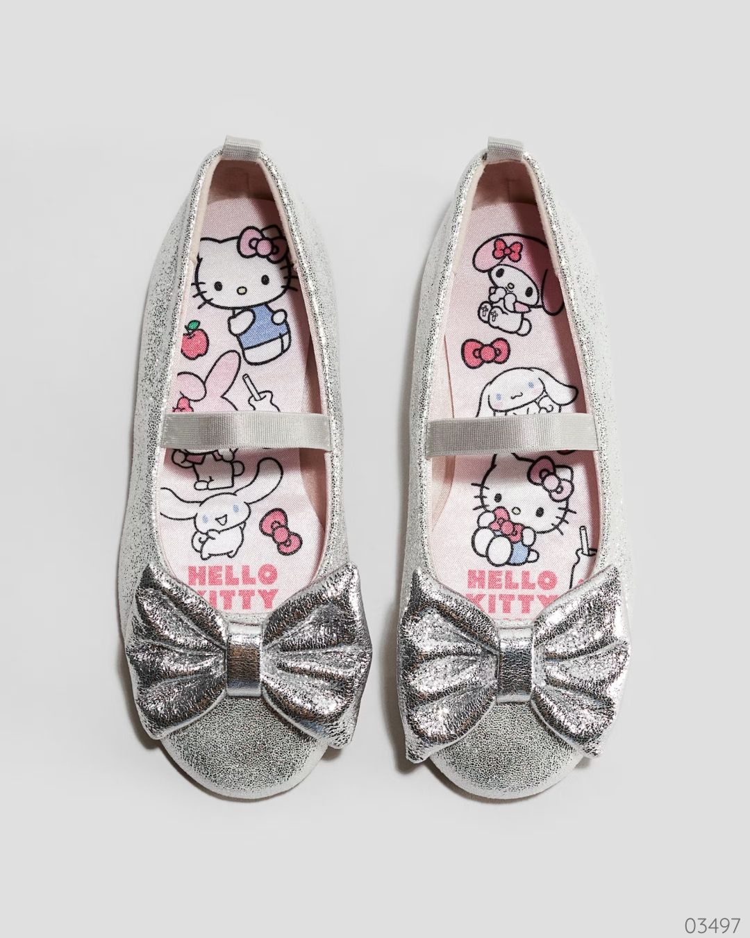 ZAPATOS PLATEADOS HELLO KITTY