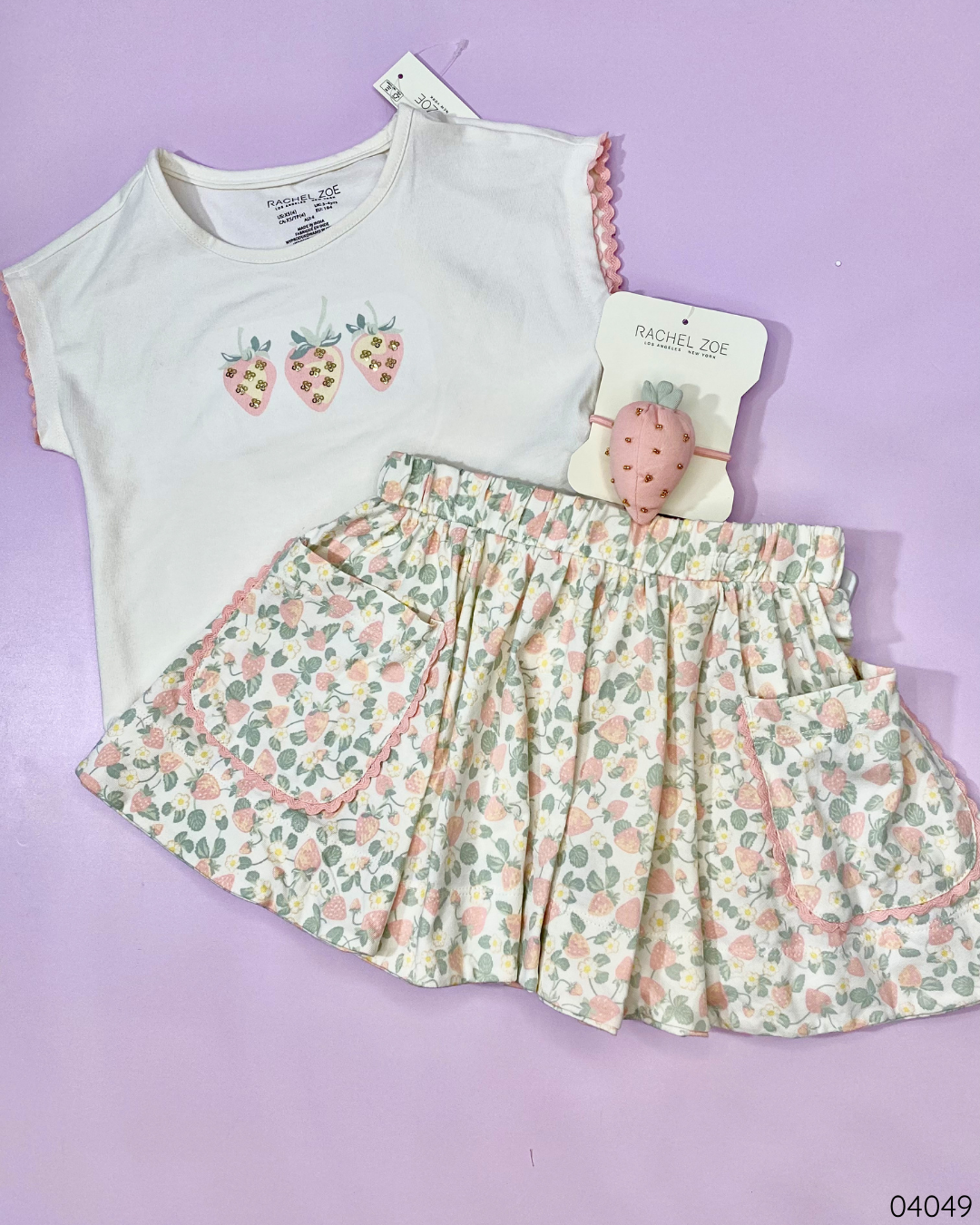 TRAJE FRESAS 3 PZS