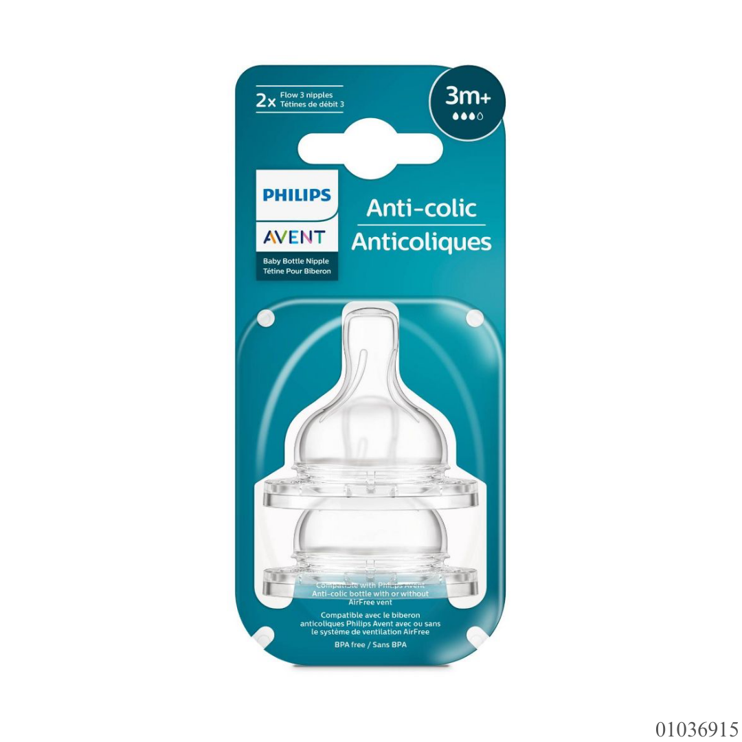 MAMADERAS AVENT 3M+ ANTICOLICOS