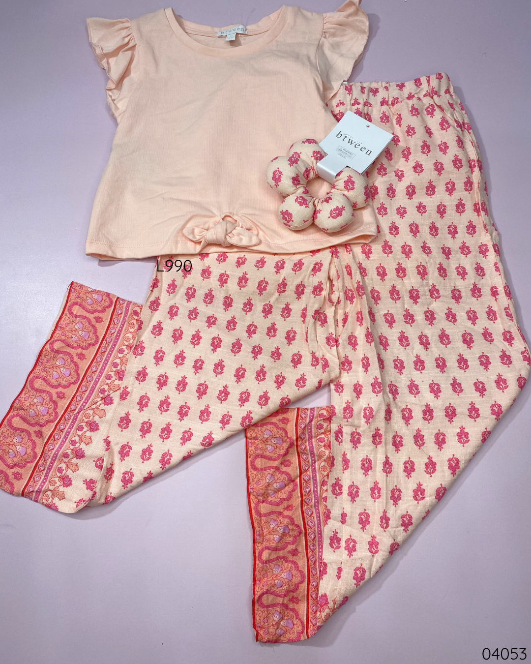 TRTAJE 3PZS PANTALON ROSADO