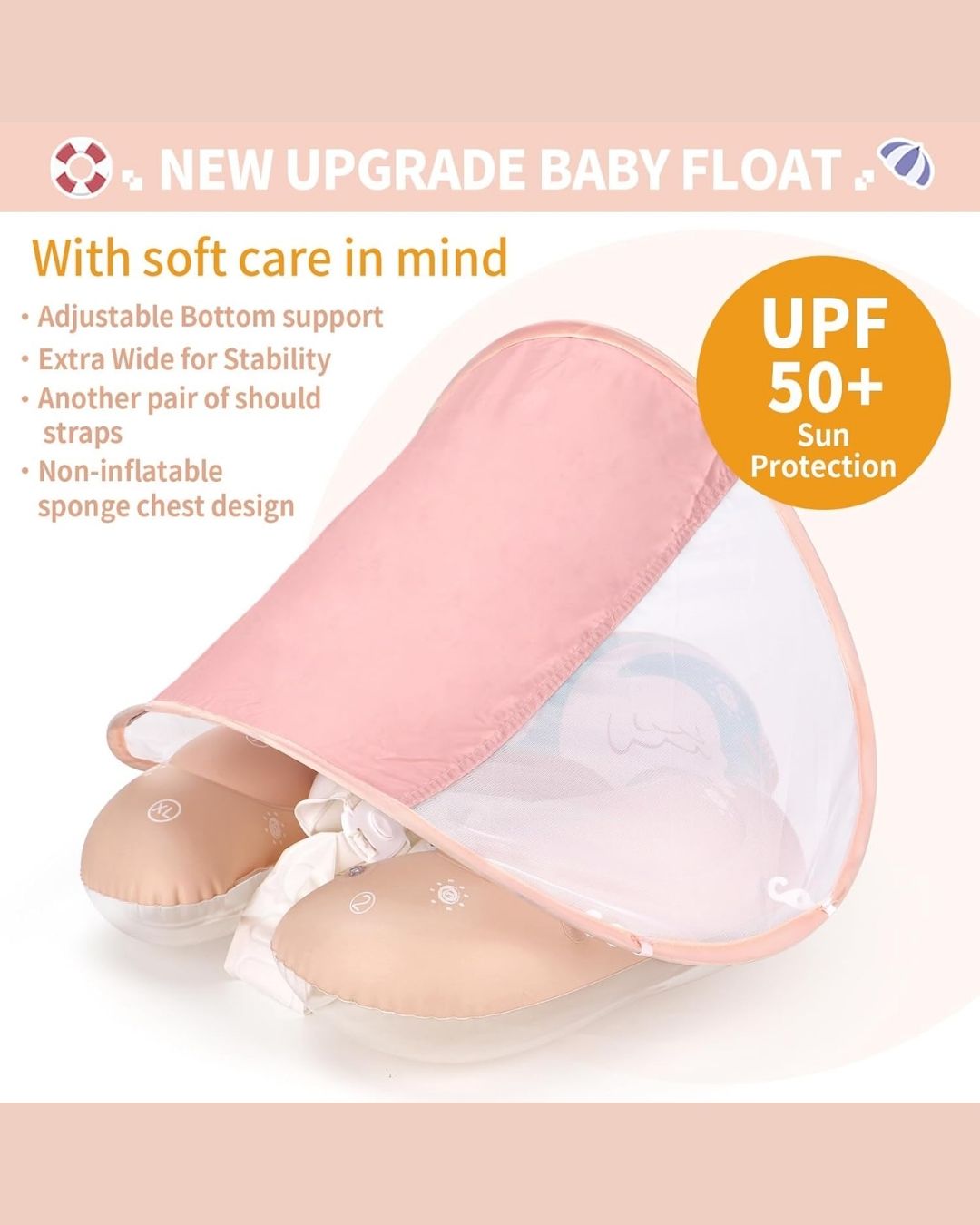 FLOTADOR BABY SWIMMING CISNE