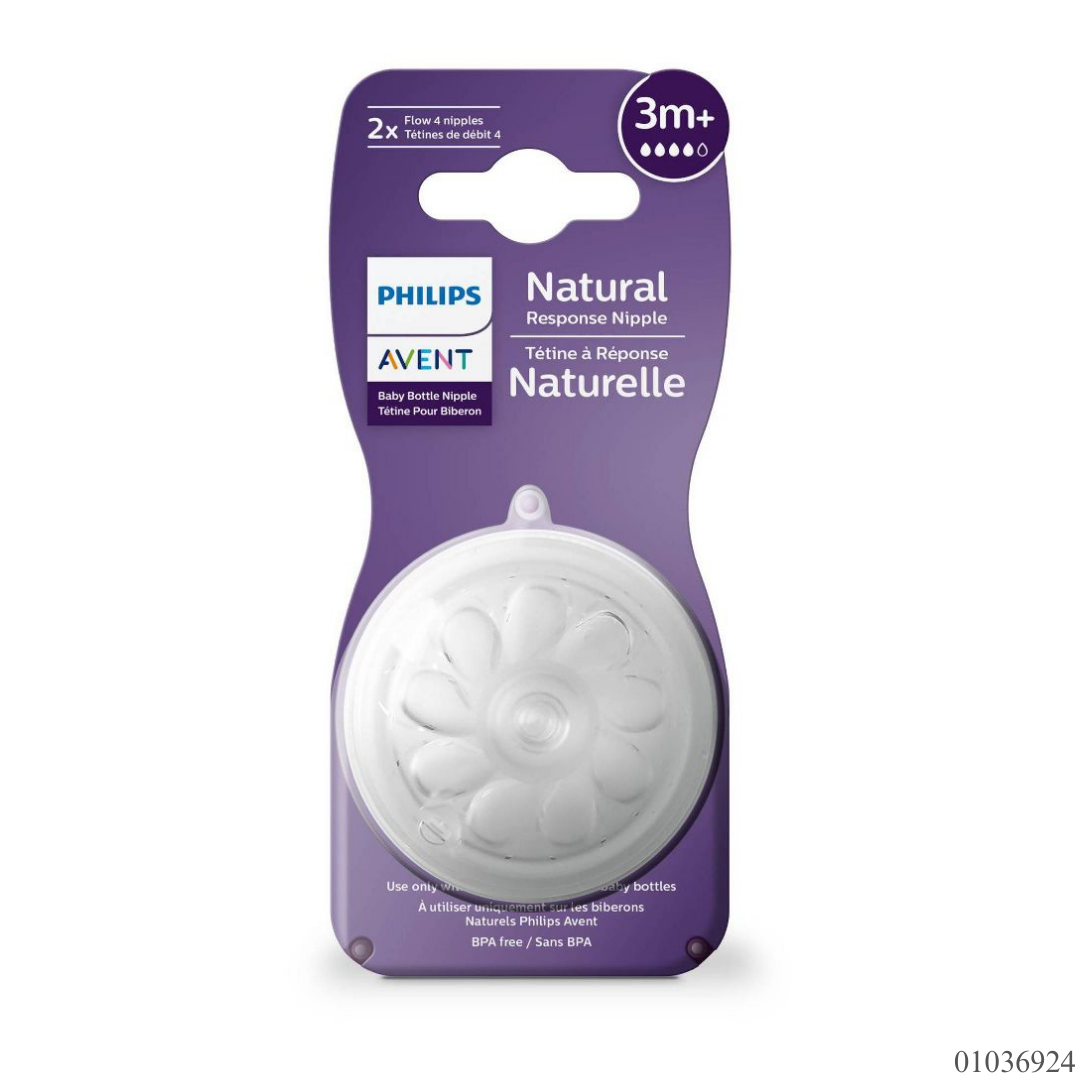 MAMADERAS AVENT 3M+ NATURAL