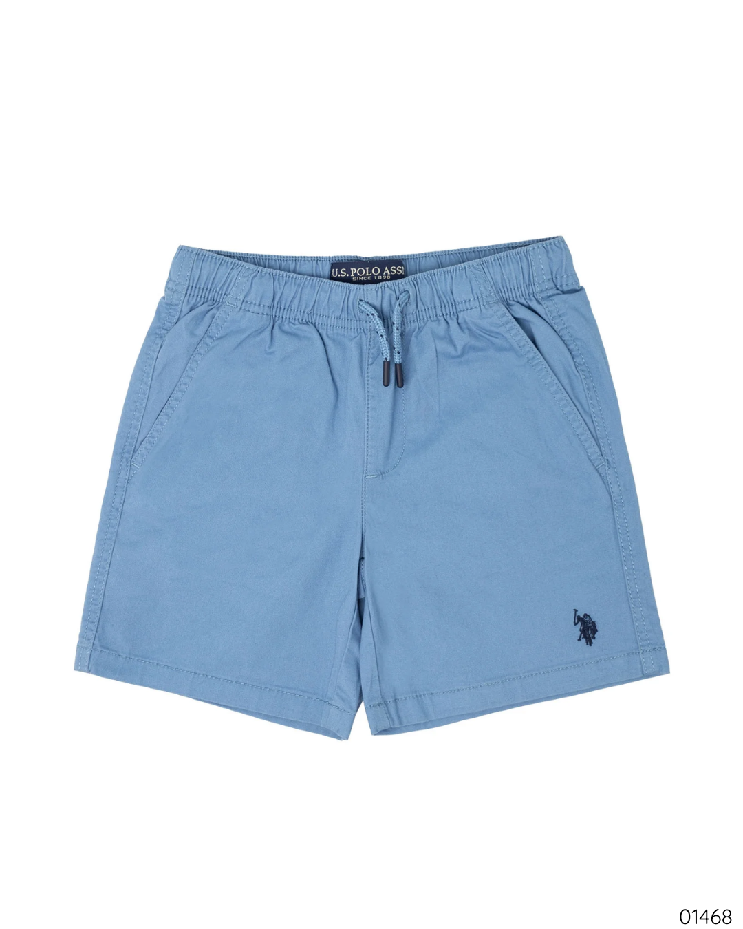 SHORT AZUL US POLO CORDONES