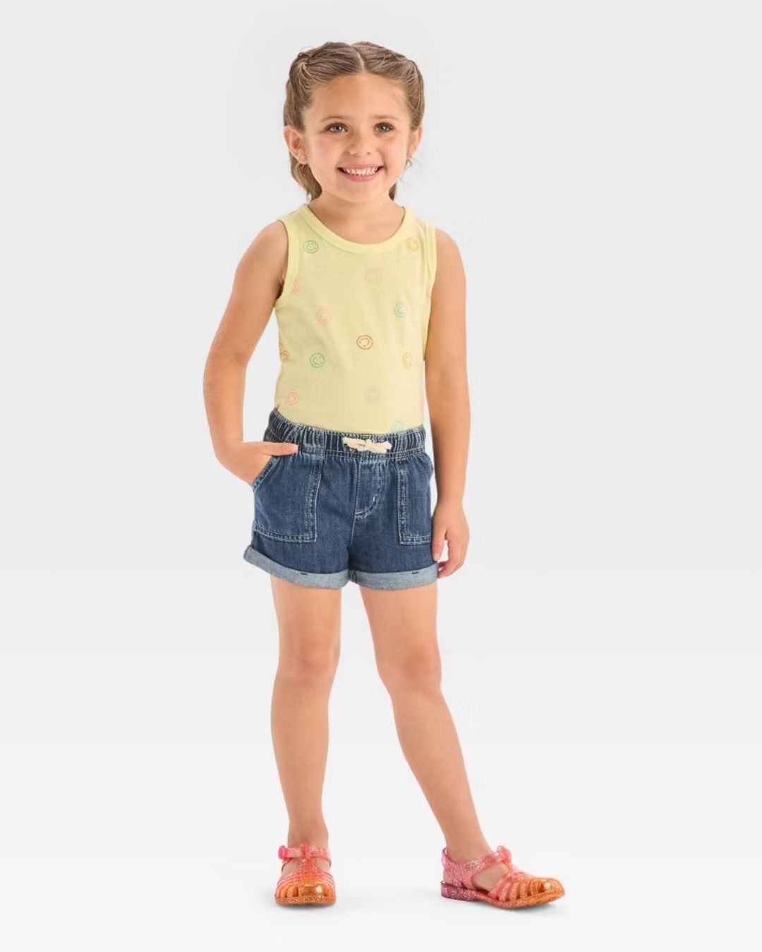 SHORT AZUL JEAN CAT & JACK CORDON