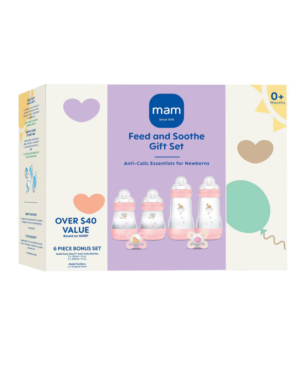 PEPES MAM SET NEWBORN ROSA