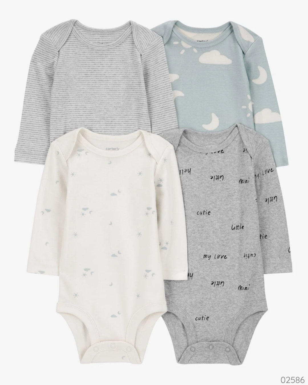 MAMELUCO 4 PZS CARTER´S NUBES