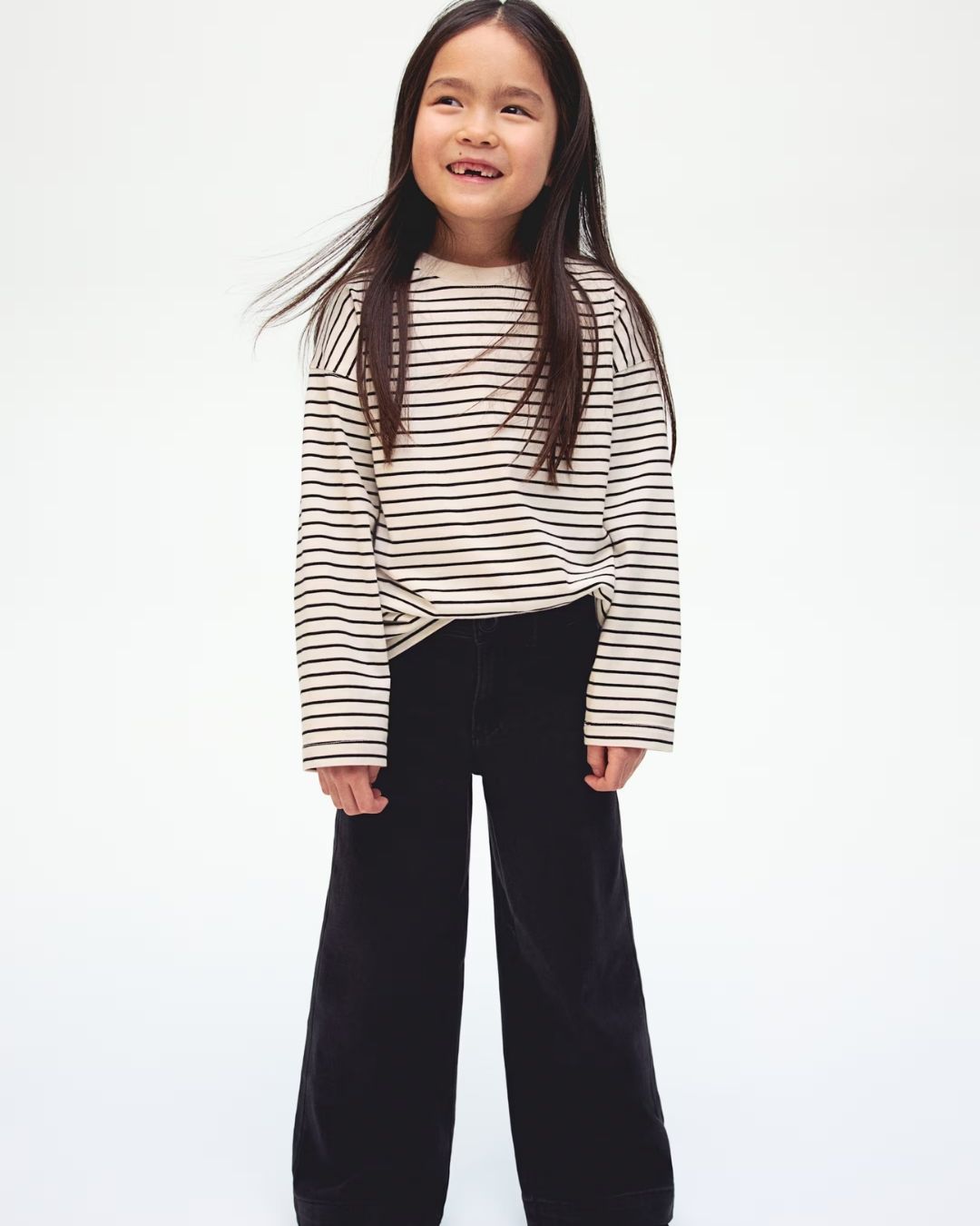 PANTALON NEGRO WIDE LEG H & M