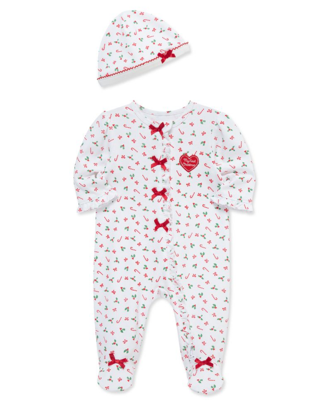 PIJAMA 1ST CHRISTMAS BLANCA CORAZON
