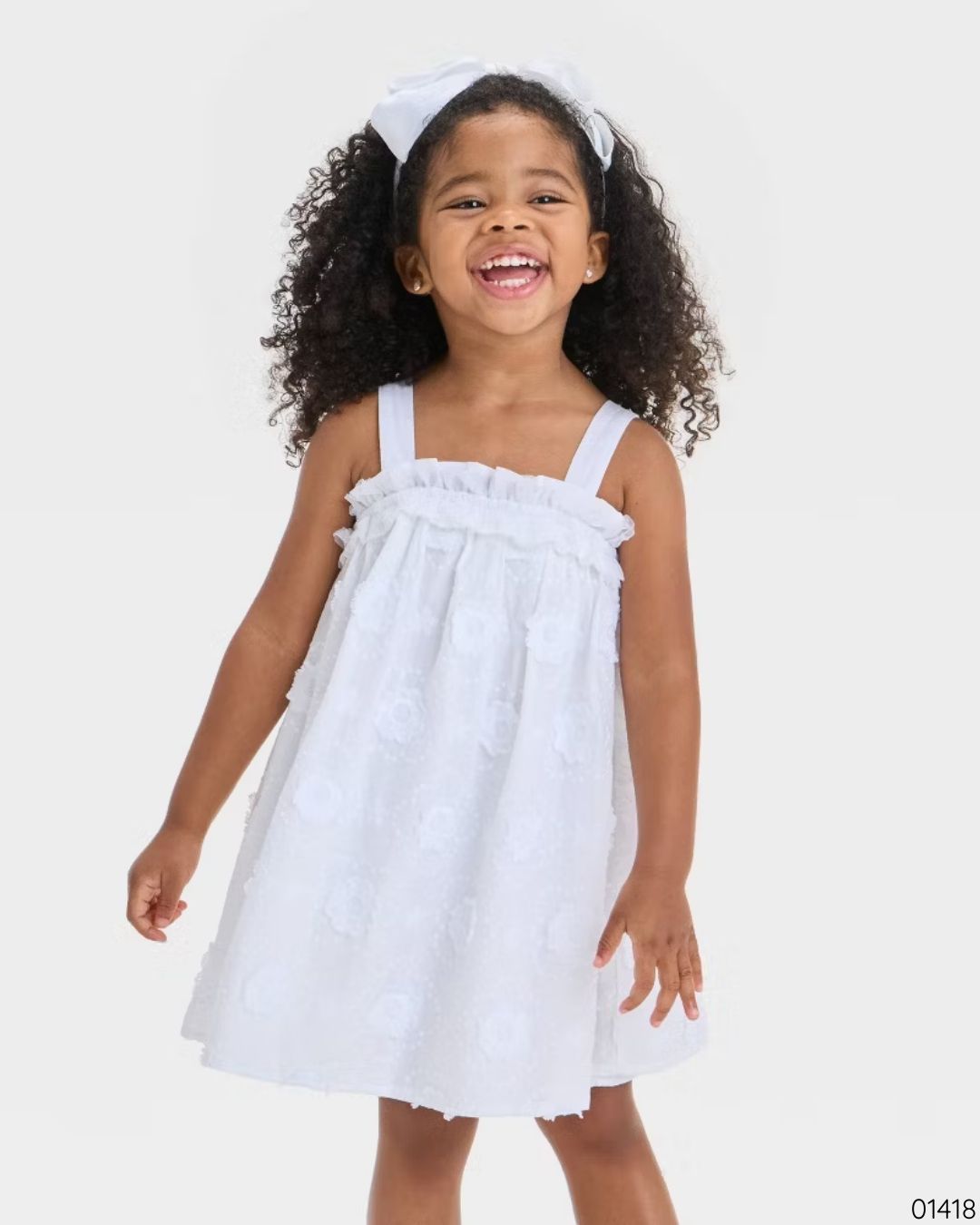 VESTIDO BLANCO FLORES