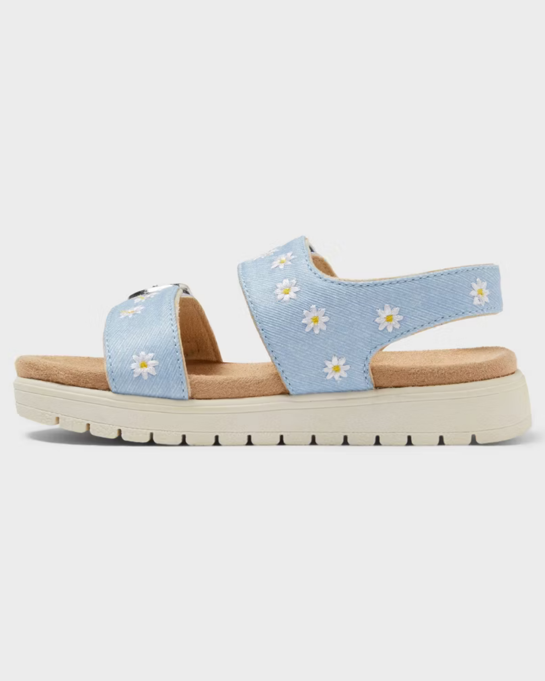 SANDALIAS AZULES FLORES