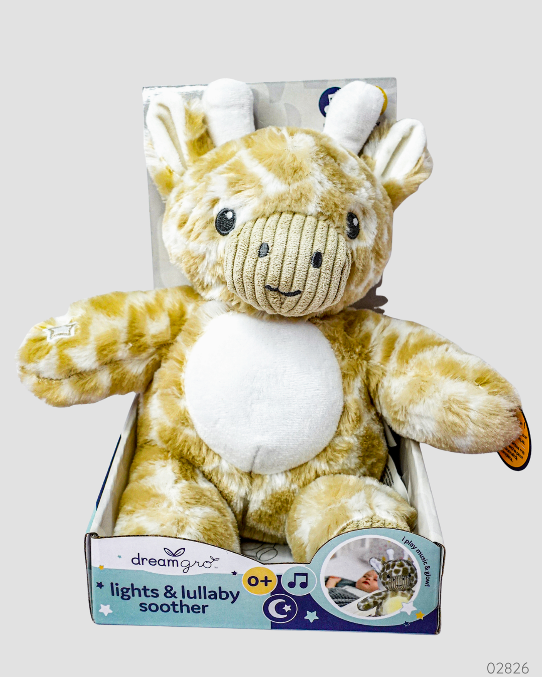 PELUCHE CON SONIDO Y LUZ JIRAFA