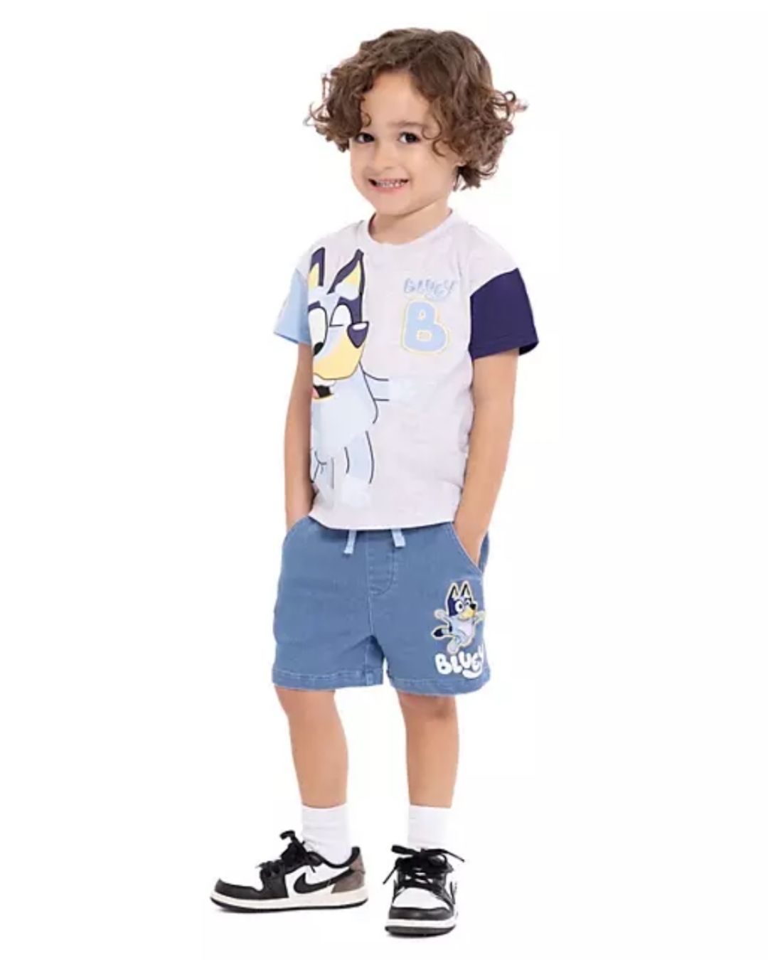TRAJE 2PZS BLUEY SHORT JEAN