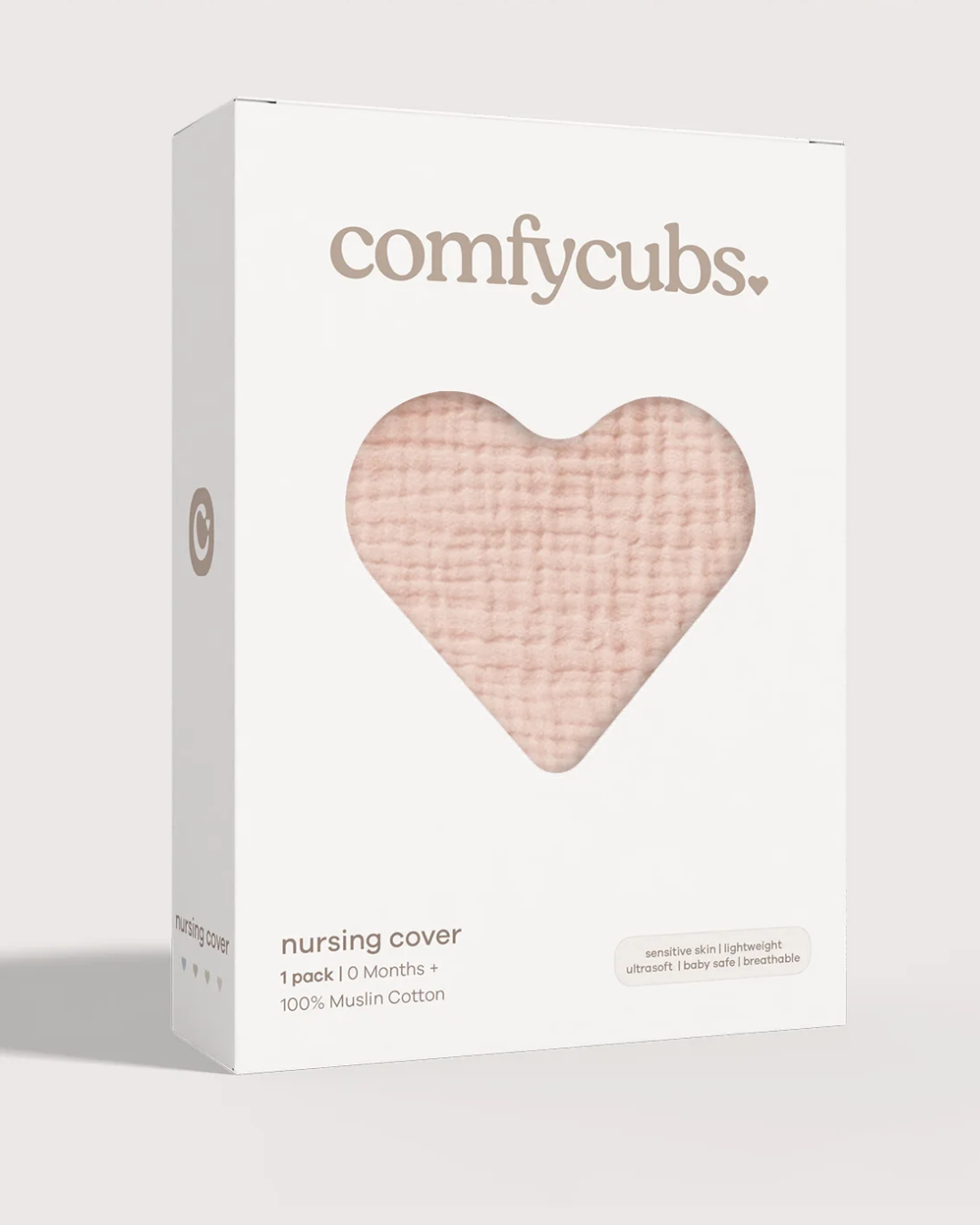 COBERTOR LACTANCIA ROSA COMFYCUBS