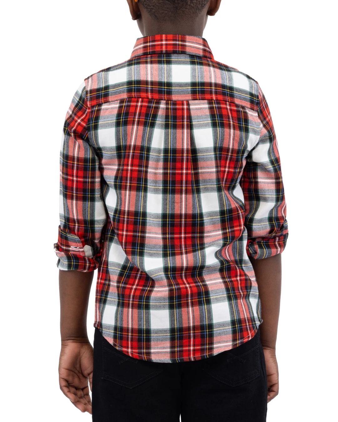 CAMISA FORMAL US POLO CUADROS ROJA