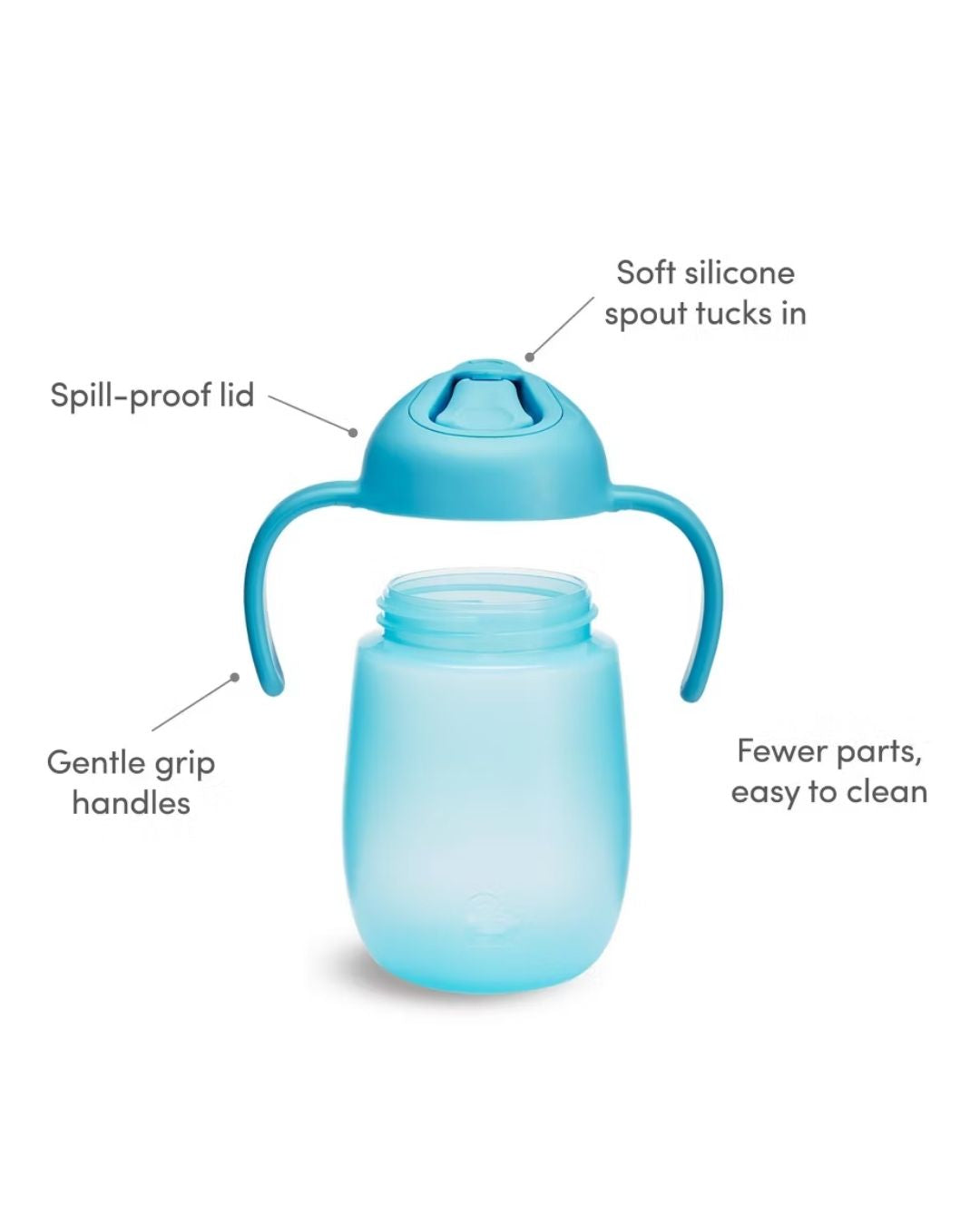 VASO ENTRENAMIENTO 7OZ AZUL