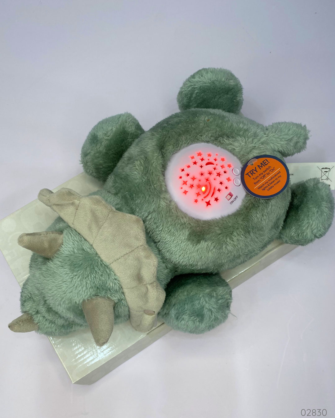 PROYECTOR DE LUZ MUSICAL DINO VERDE