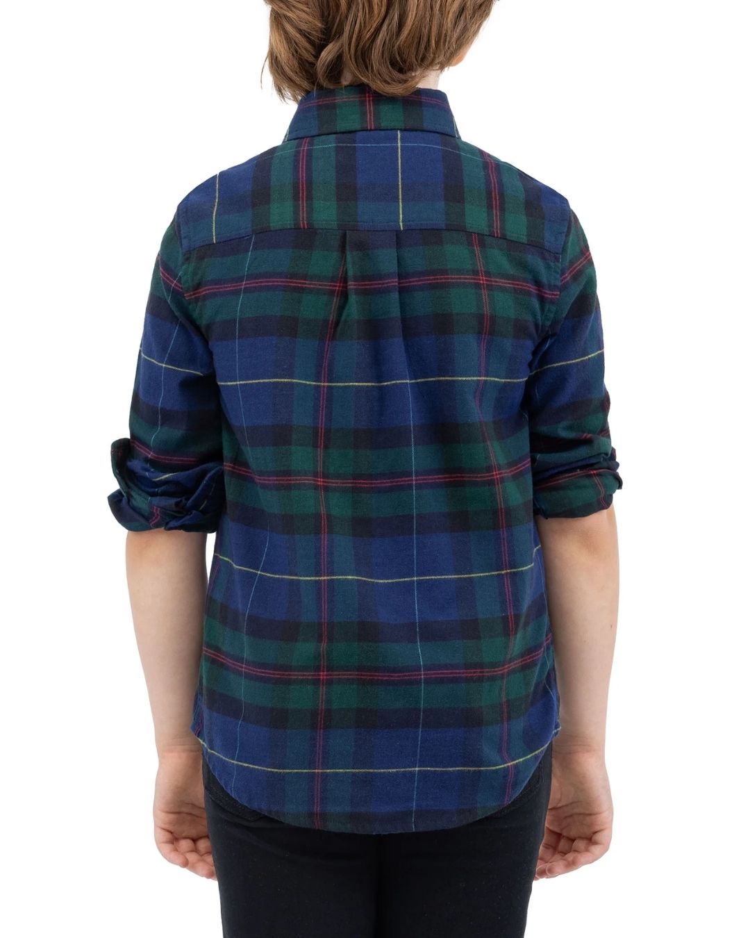 CAMISA FORMAL US POLO CUADROS AZUL VERDE