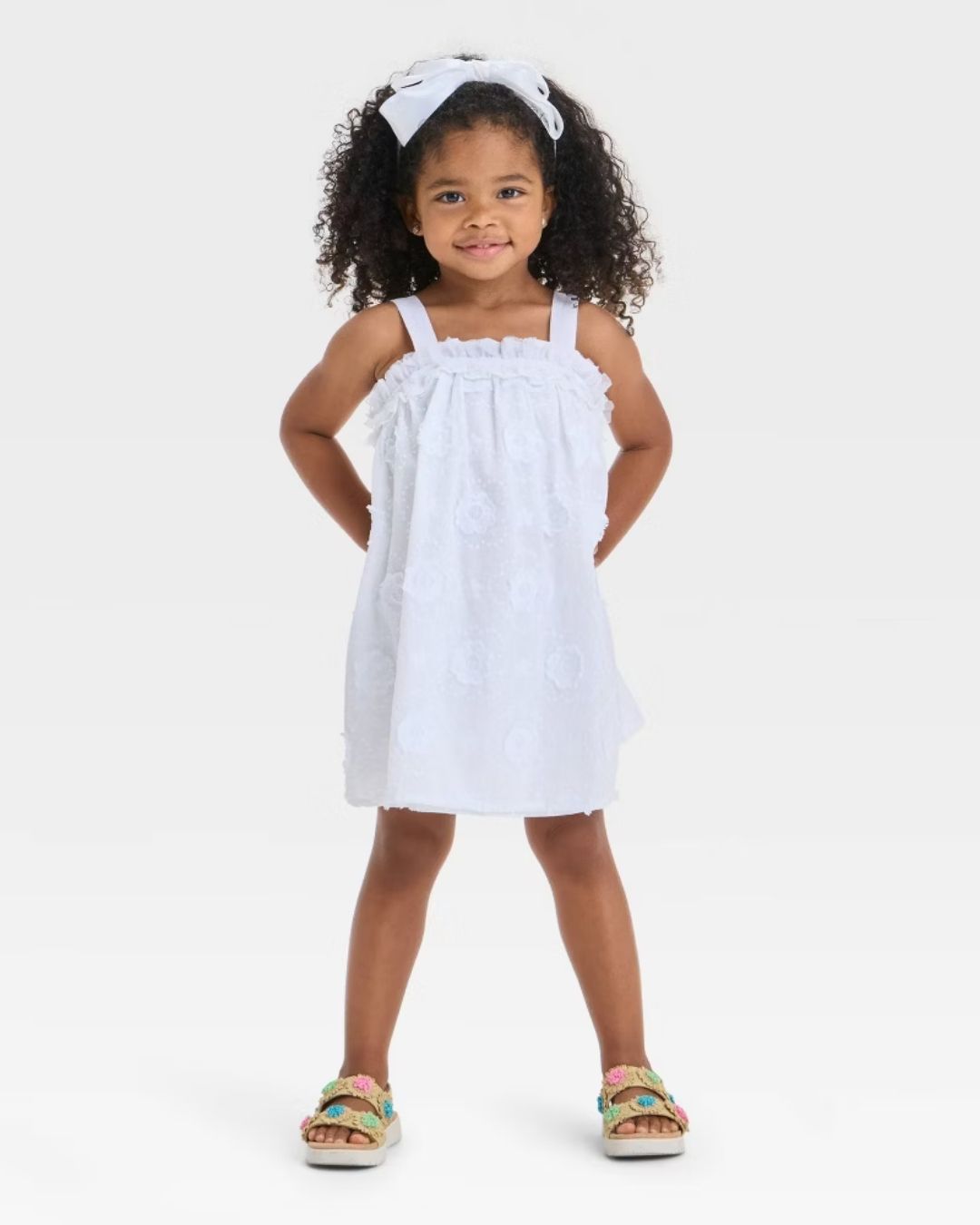 VESTIDO BLANCO FLORES