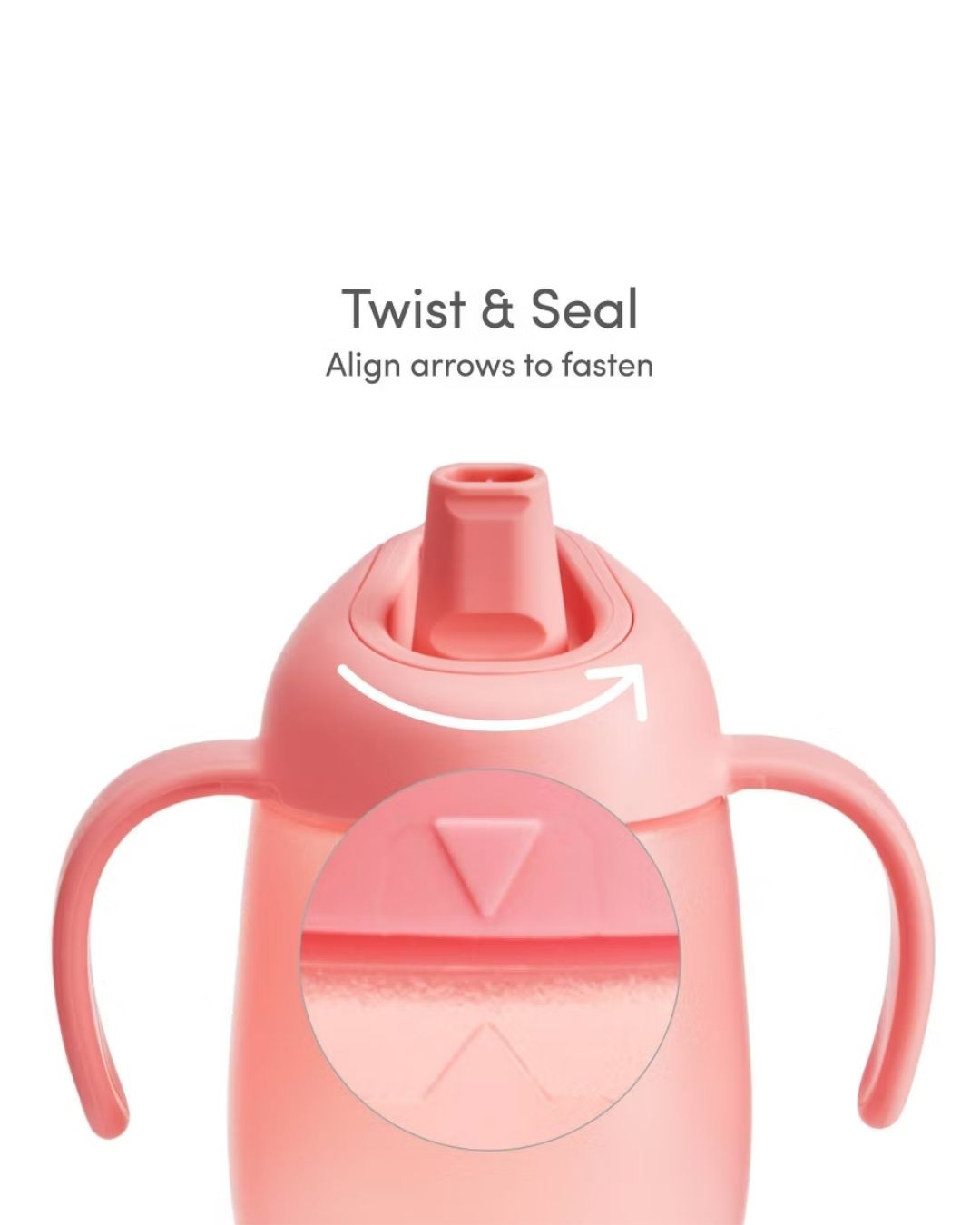 VASO ENTRENAMIENTO 7OZ ROSA