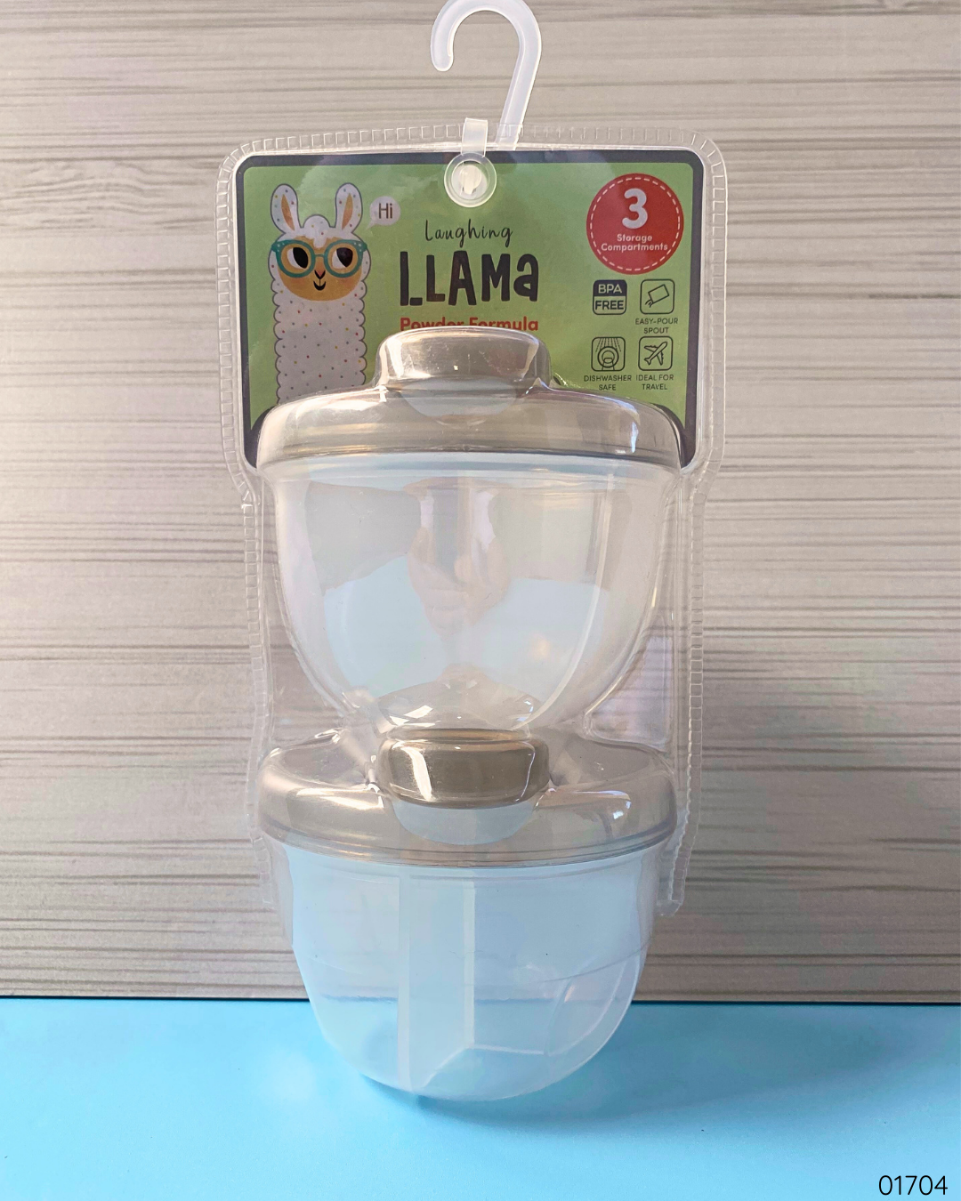 DISPENSADOR DE FORMULA LLAMA GRIS